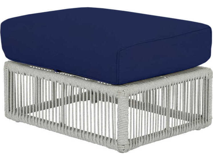Sunset West Miami Frost Rope Cushion Ottoman