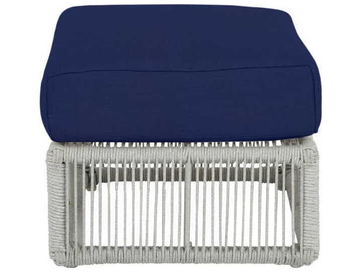 Sunset West Miami Frost Rope Cushion Ottoman