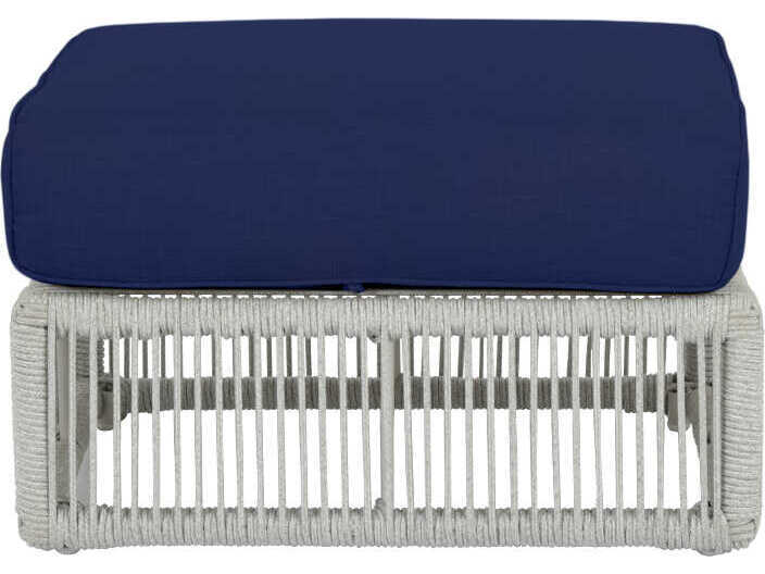 Sunset West Miami Frost Rope Cushion Ottoman