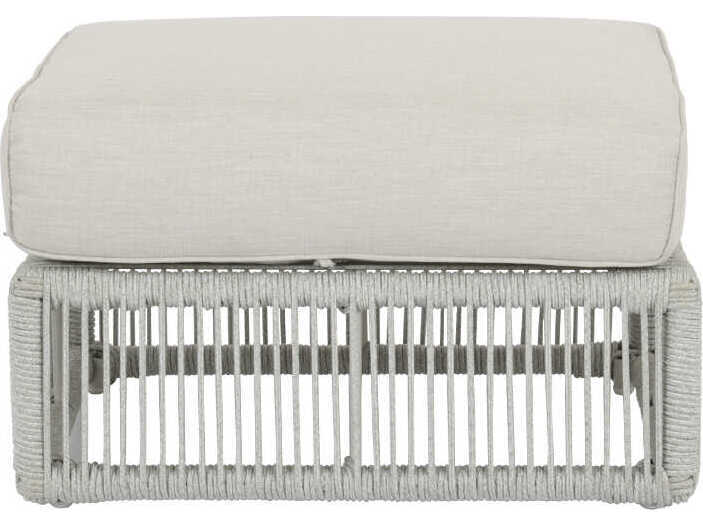 Sunset West Miami Silvers Rope Cushion Ottoman