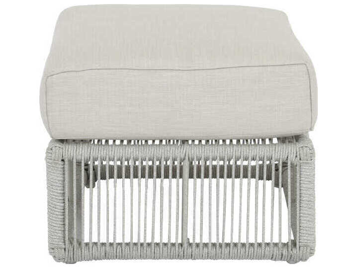 Sunset West Miami Silvers Rope Cushion Ottoman