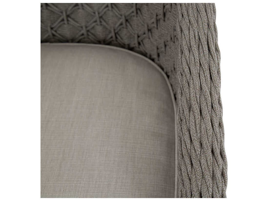 Sunset West Marbella Graphite Rope Cushion Dining Chair