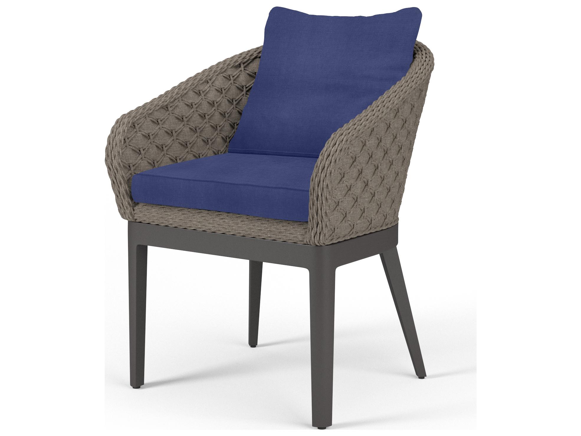 Sunset West Marbella Wicker Outdoor Patio Dining Arm Chair