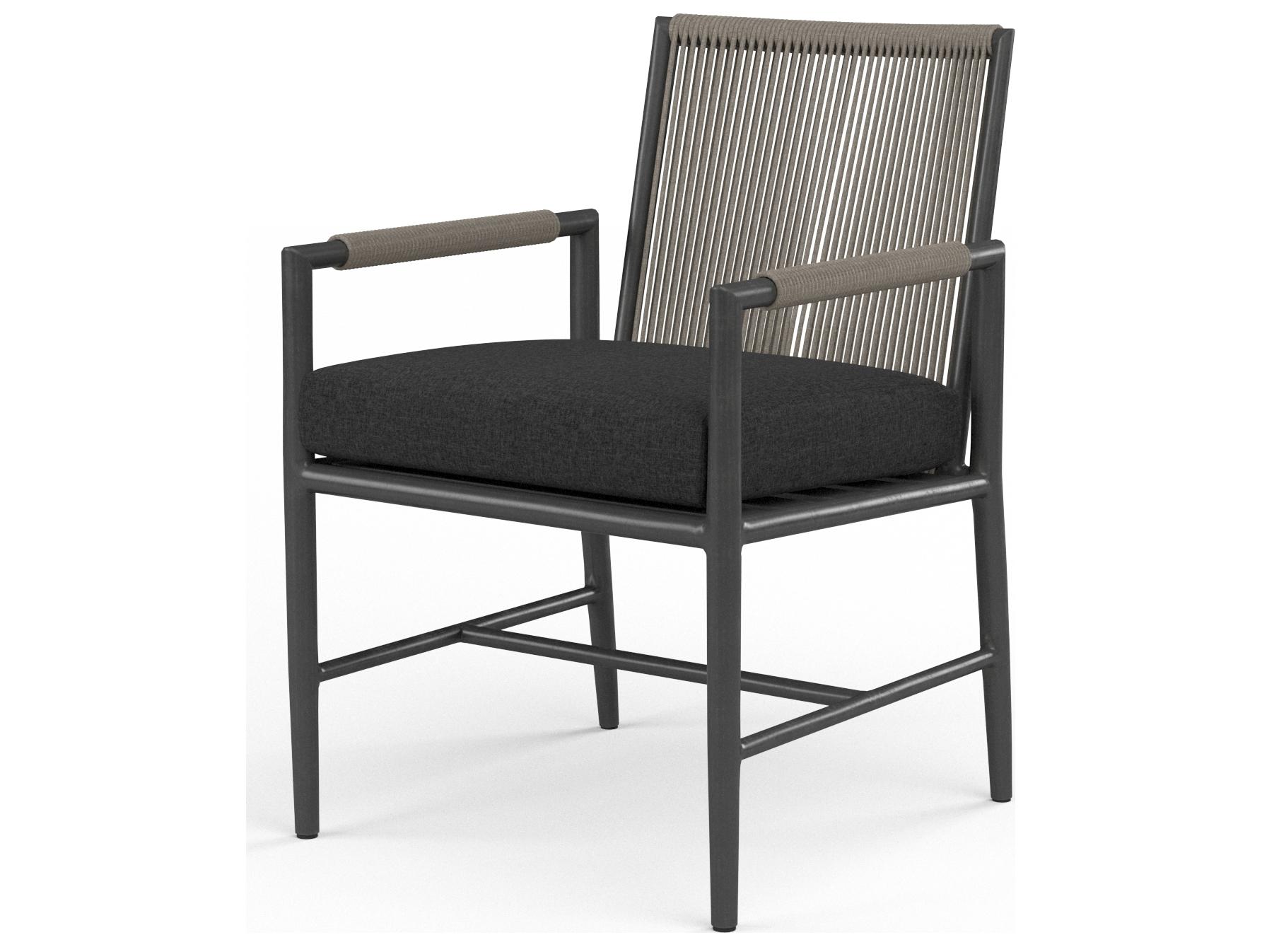 Sunset West Pietra Custom Aluminum Outdoor Dining Arm Chair