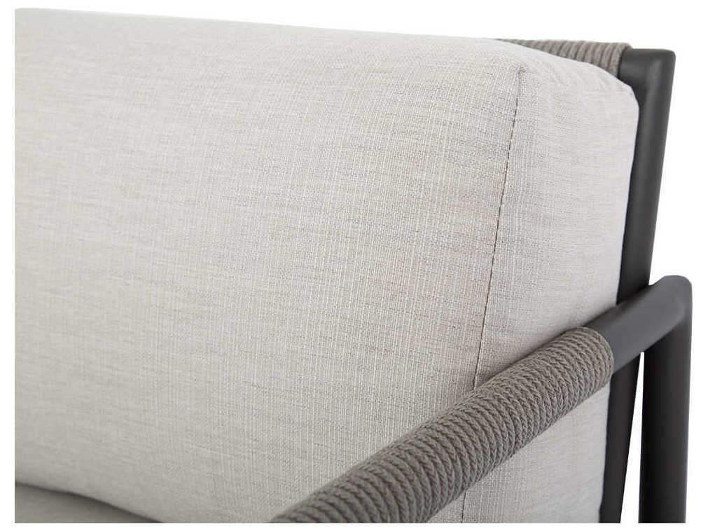 Sunset West Pietra Graphite Aluminum Cushion Lounge Chair