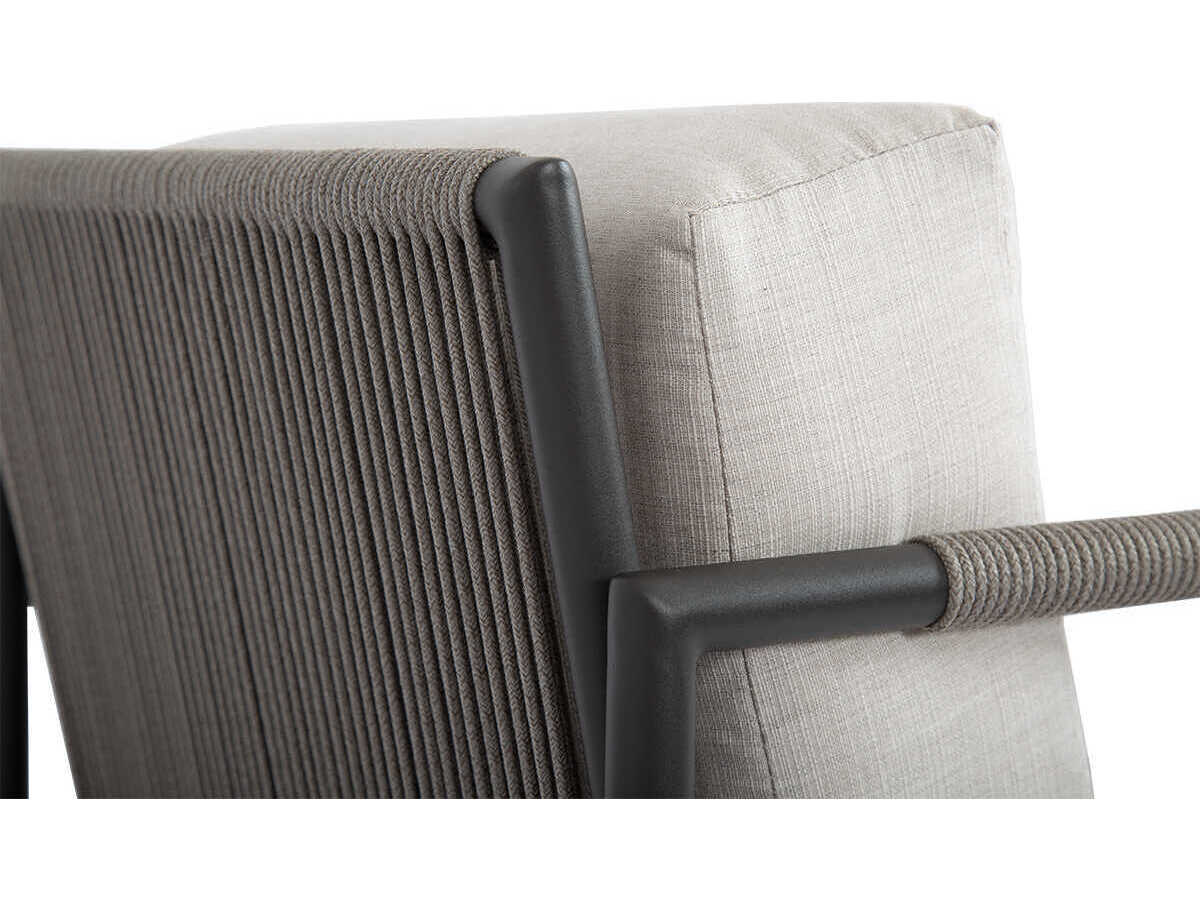 Sunset West Pietra Graphite Aluminum Cushion Lounge Chair