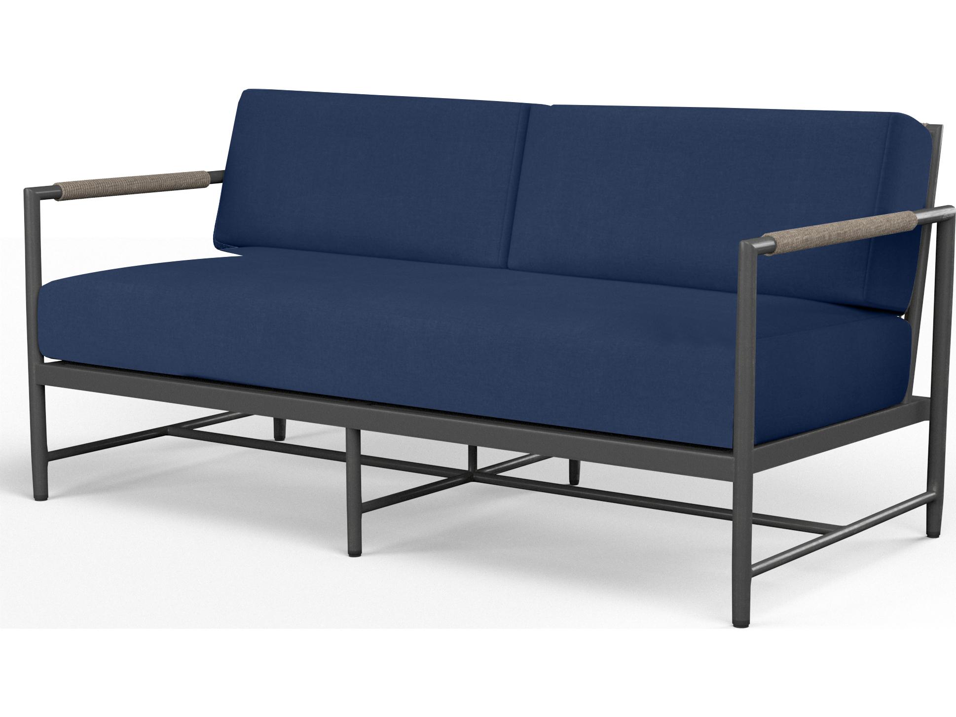 Sunset West Pietra Aluminum Patio Loveseat