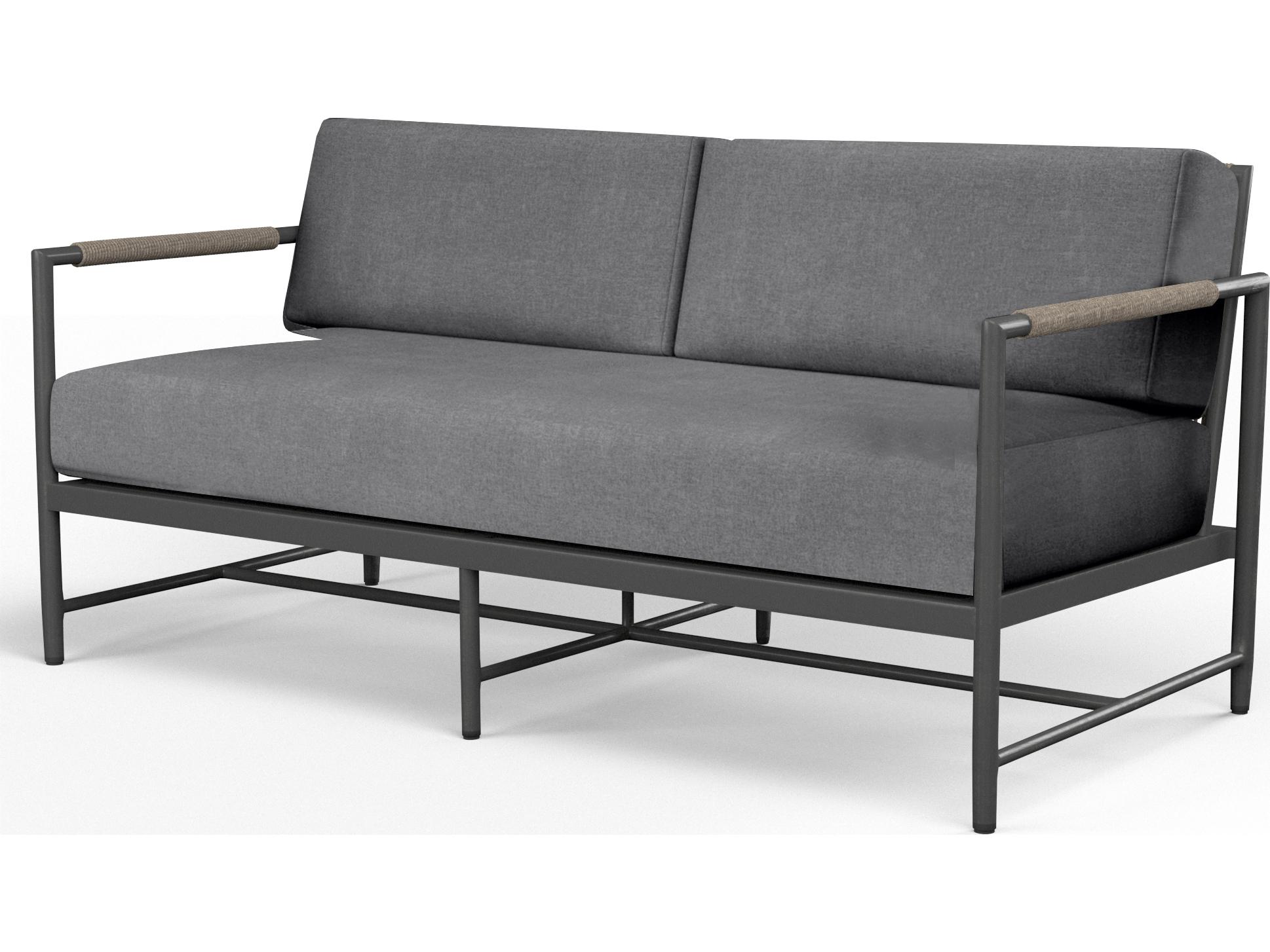 Sunset West Pietra Aluminum Patio Loveseat