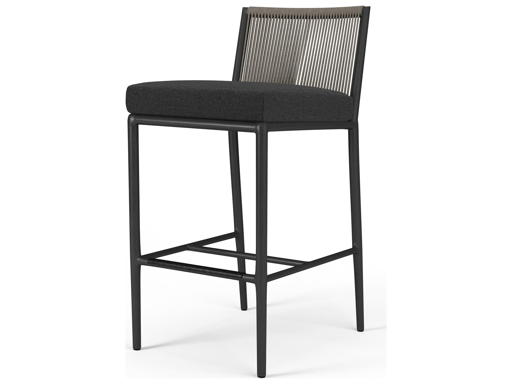 Sunset West Pietra Aluminum Outdoor Patio Bar Stool