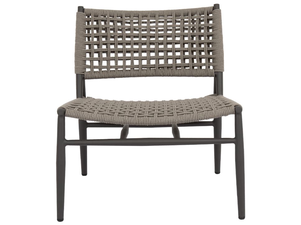 Sunset West Grigio Aluminum Accent Outdoor Patio Lounge Chair