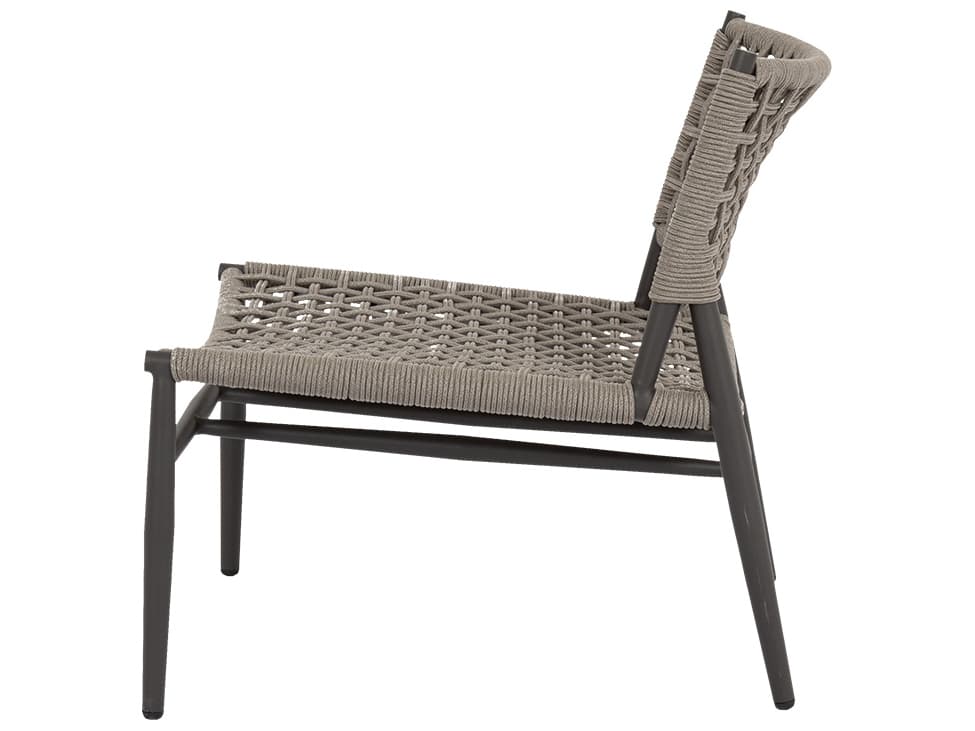 Sunset West Grigio Aluminum Accent Outdoor Patio Lounge Chair