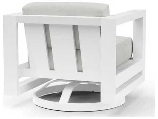 Sunset West Newport Whites creams beiges Aluminum Cushion Lounge Chair