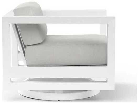 Sunset West Newport Whites creams beiges Aluminum Cushion Lounge Chair