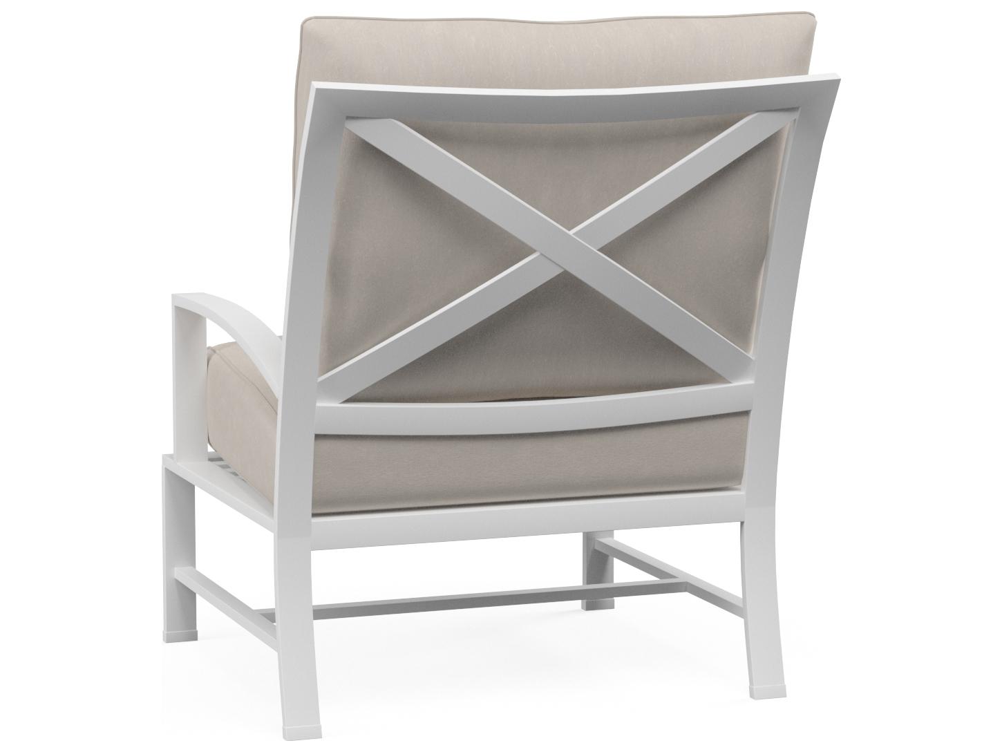 Sunset West Bristol Aluminum Frost Patio Lounge Chair