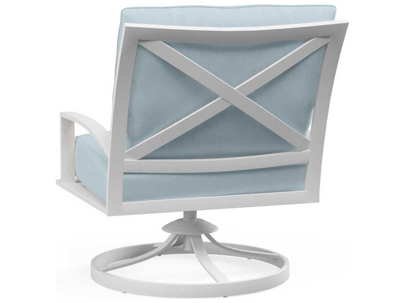 Sunset West Bristol White Aluminum Cushion Lounge Chair