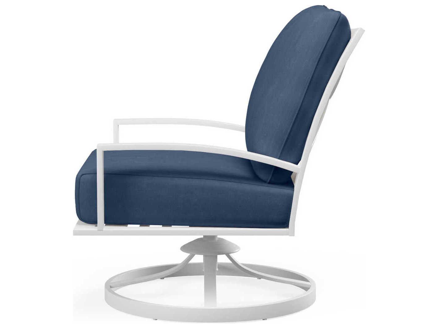 Sunset West Bristol White Aluminum Cushion Lounge Chair