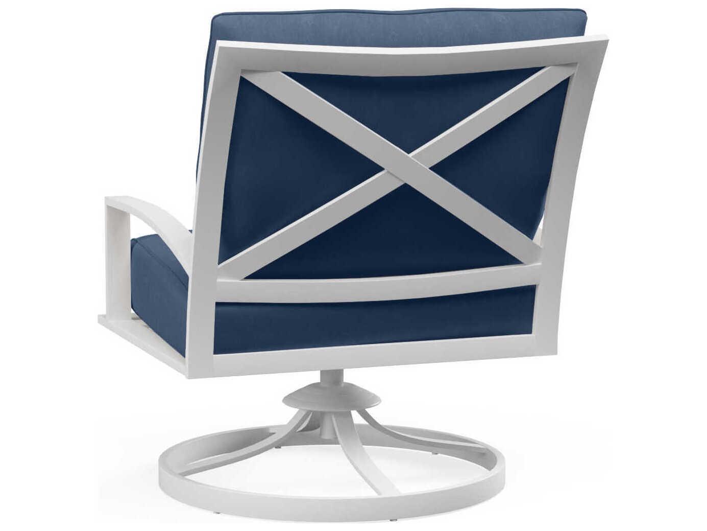 Sunset West Bristol White Aluminum Cushion Lounge Chair