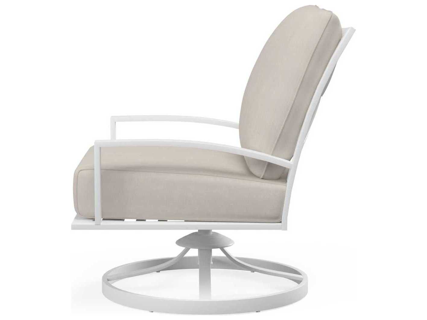 Sunset West Bristol White Aluminum Cushion Lounge Chair