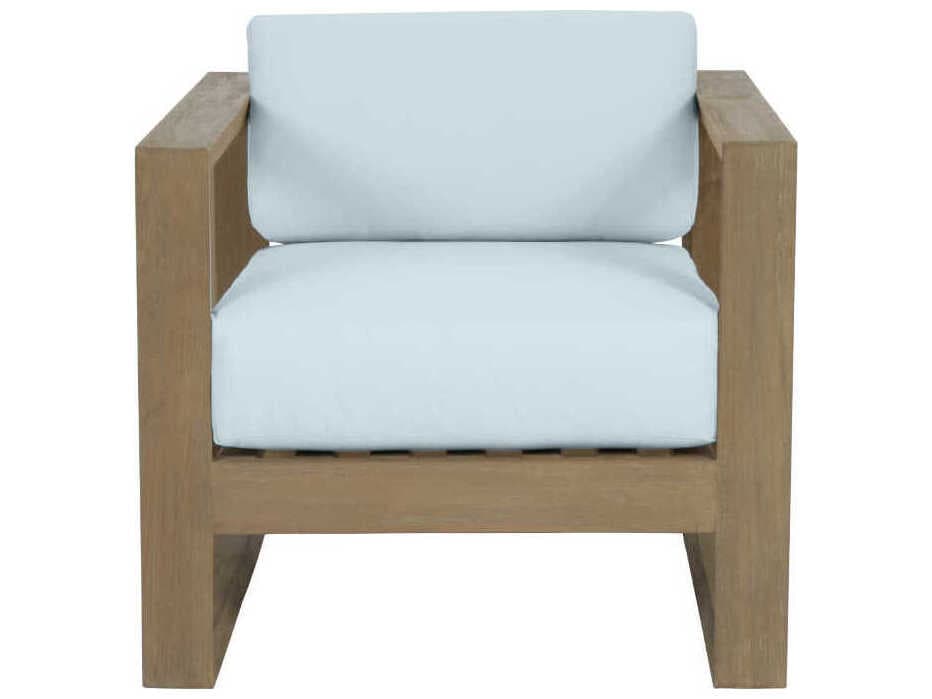 Sunset West Coastal Te Teak Wood Cushion Lounge Chair