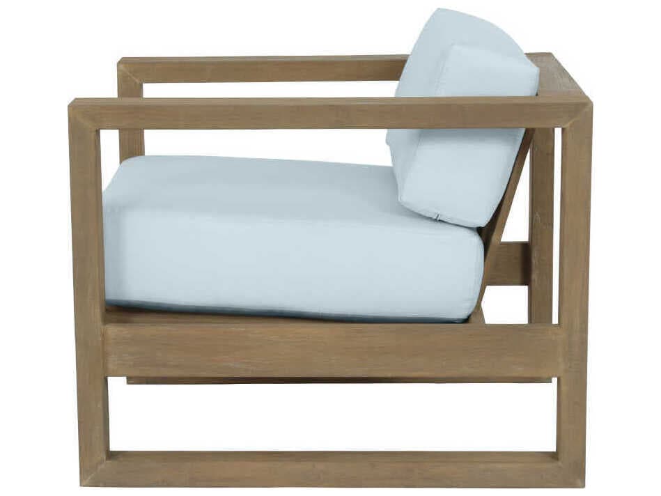 Sunset West Coastal Te Teak Wood Cushion Lounge Chair