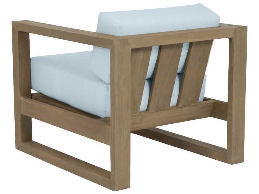 Sunset West Coastal Te Teak Wood Cushion Lounge Chair