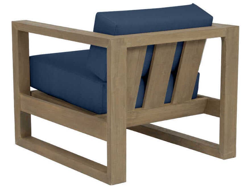 Sunset West Coastal Te Teak Wood Cushion Lounge Chair