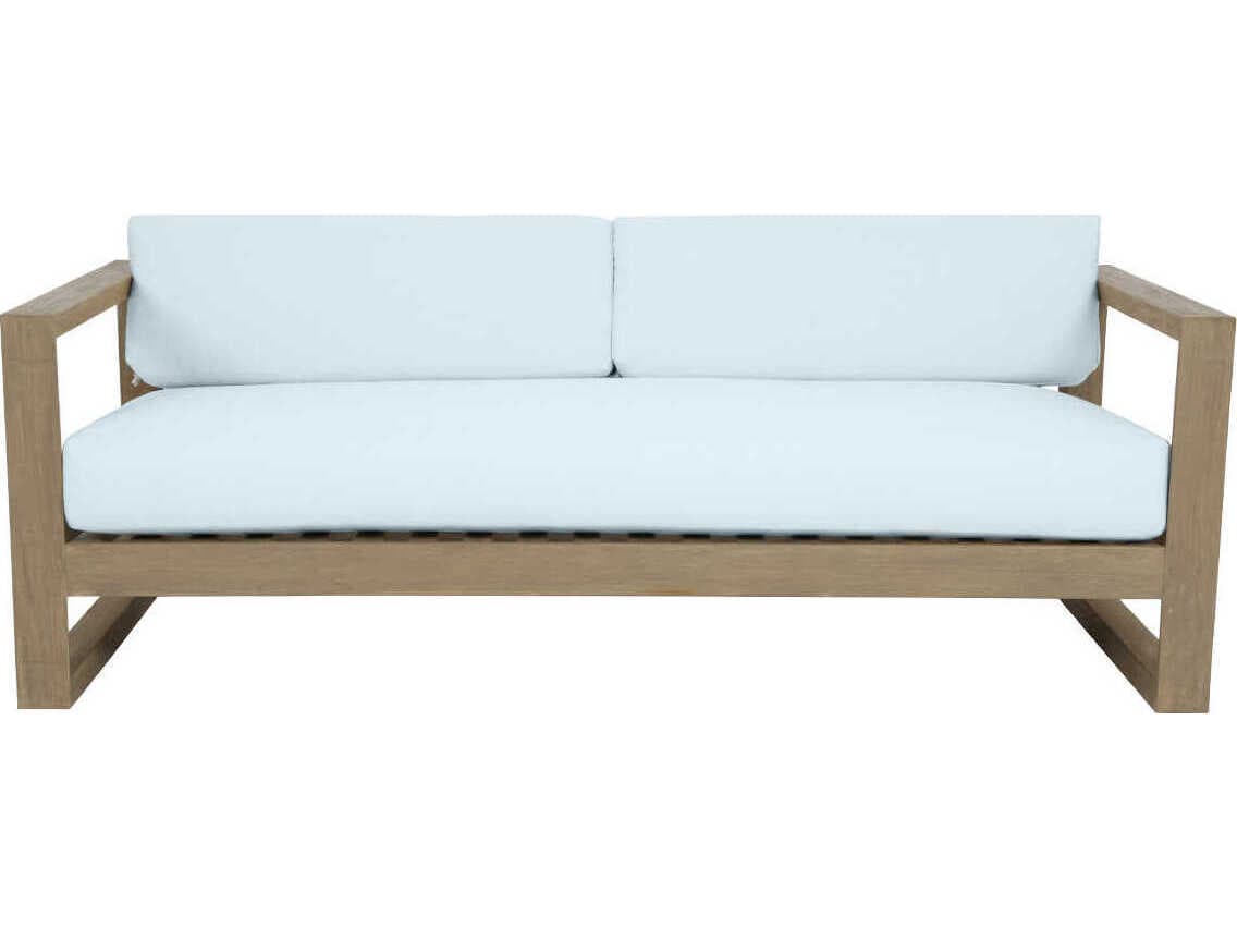 Sunset West Coastal Te Teak Wood Cushion Sofa