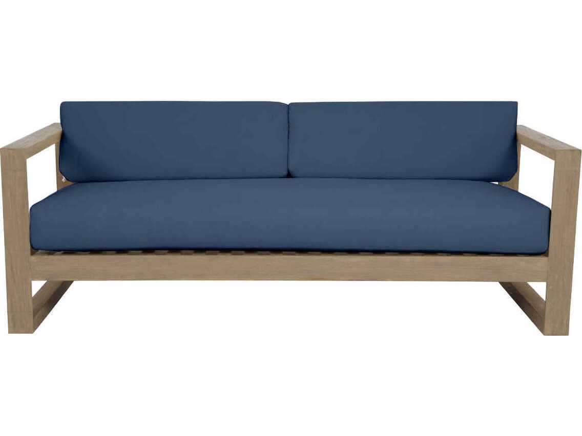Sunset West Coastal Te Teak Wood Cushion Sofa