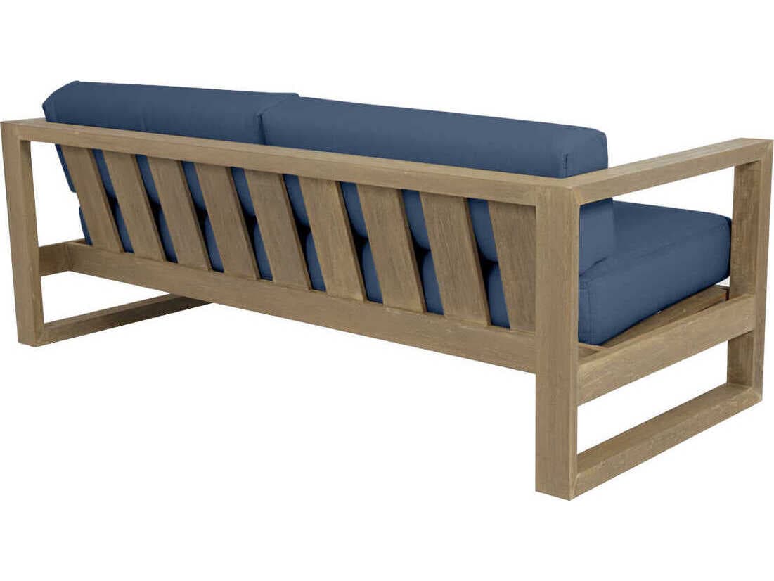 Sunset West Coastal Te Teak Wood Cushion Sofa