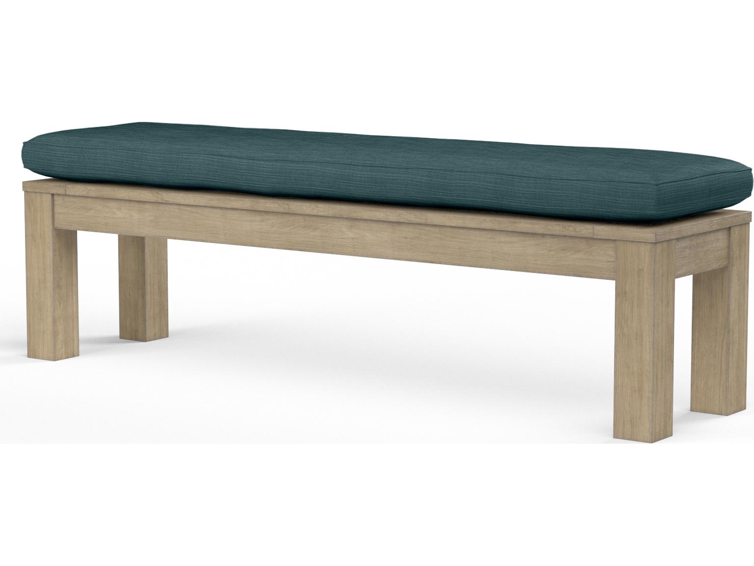 Sunset West Coastal Teak Dining Outdoor Patio Bench
