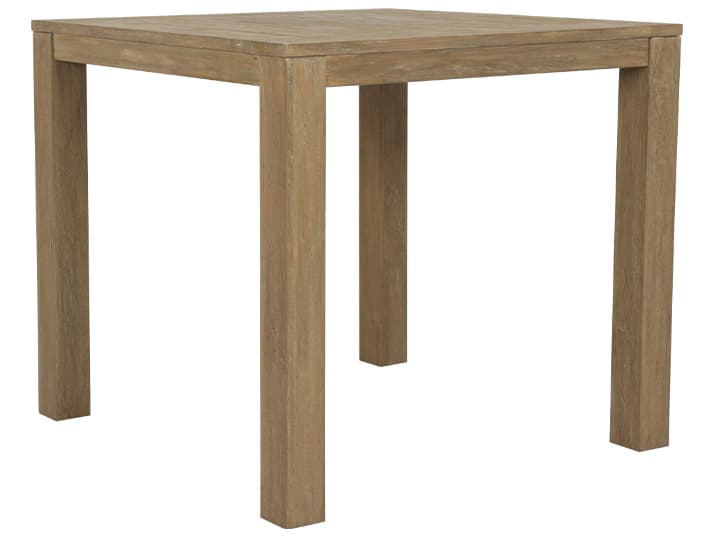 Sunset West Teak Square Outdoor Patio End Table