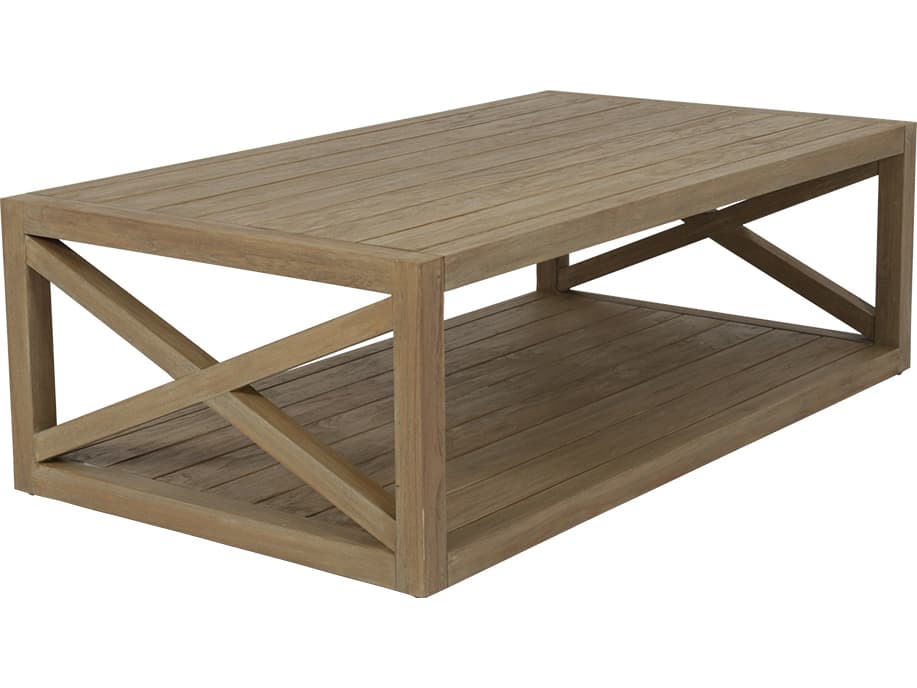 Sunset West Teak Rectangular Outdoor Coffee Table