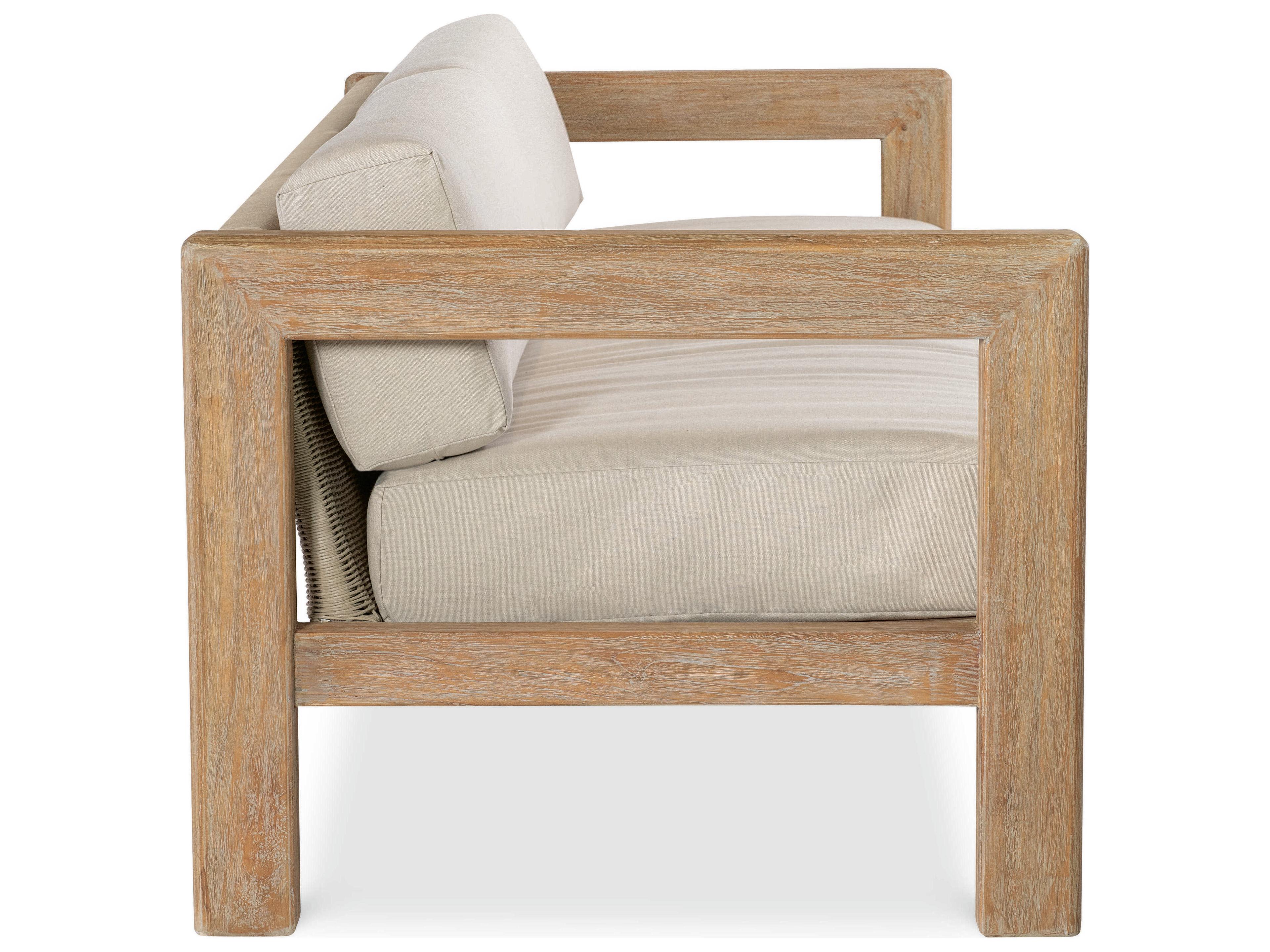 Sunset West Sedona Light Wood Cushion Sofa