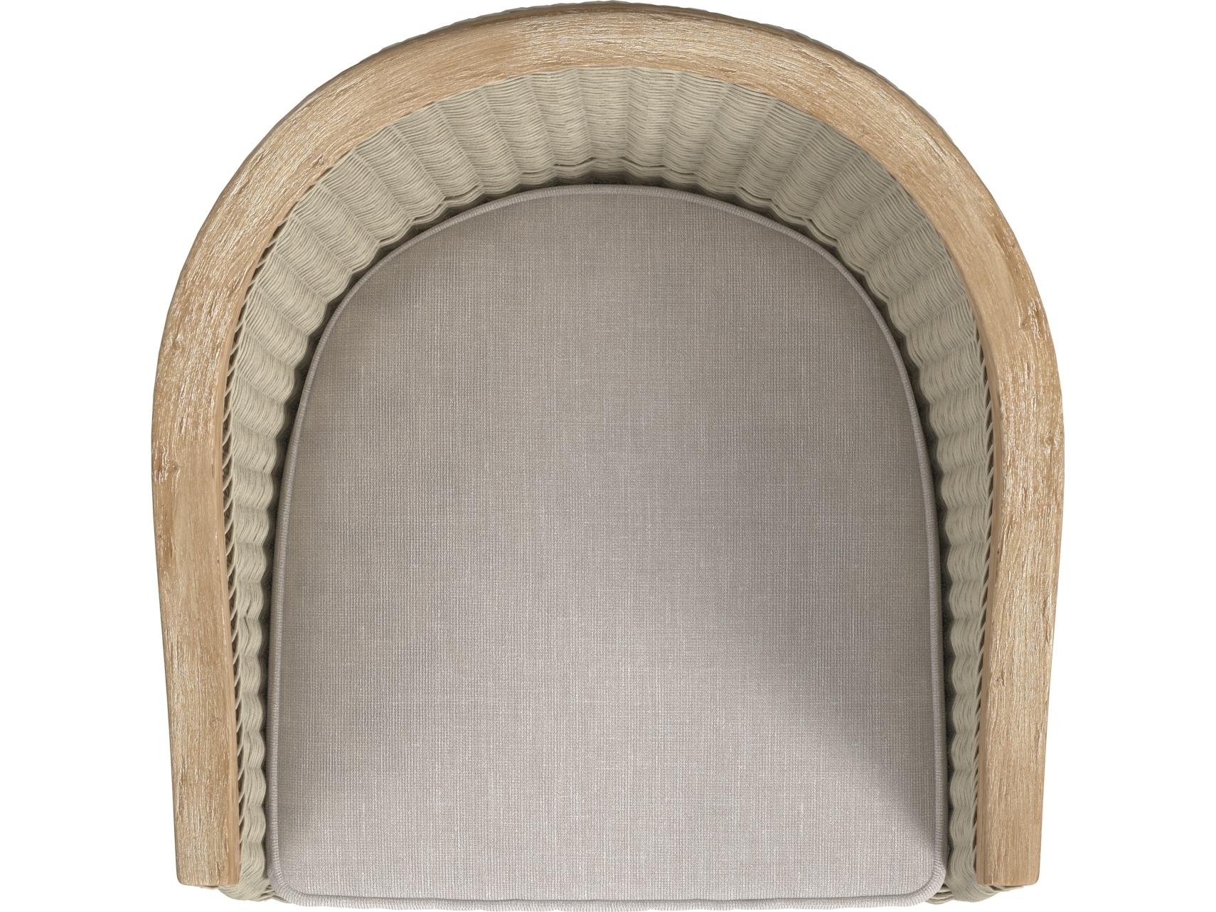 Sunset West Cambria Dining Chair in Canvas Canvas with Self Welt