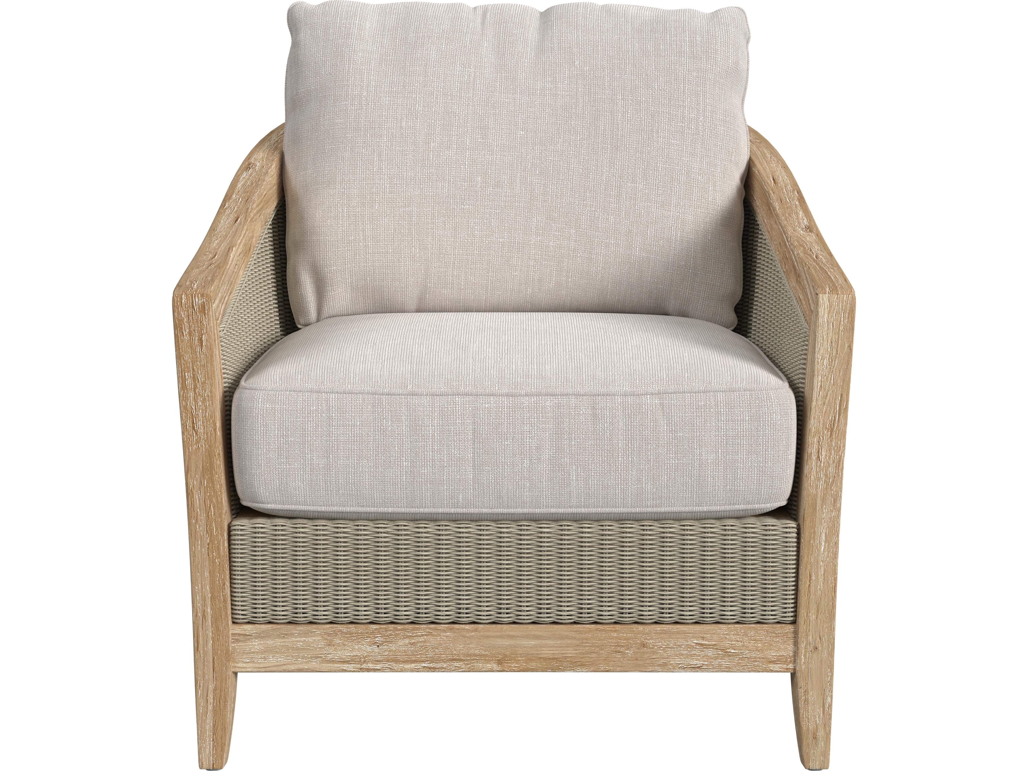 Sunset West Cambria Club Chair in Canvas Canvas with Self Welt