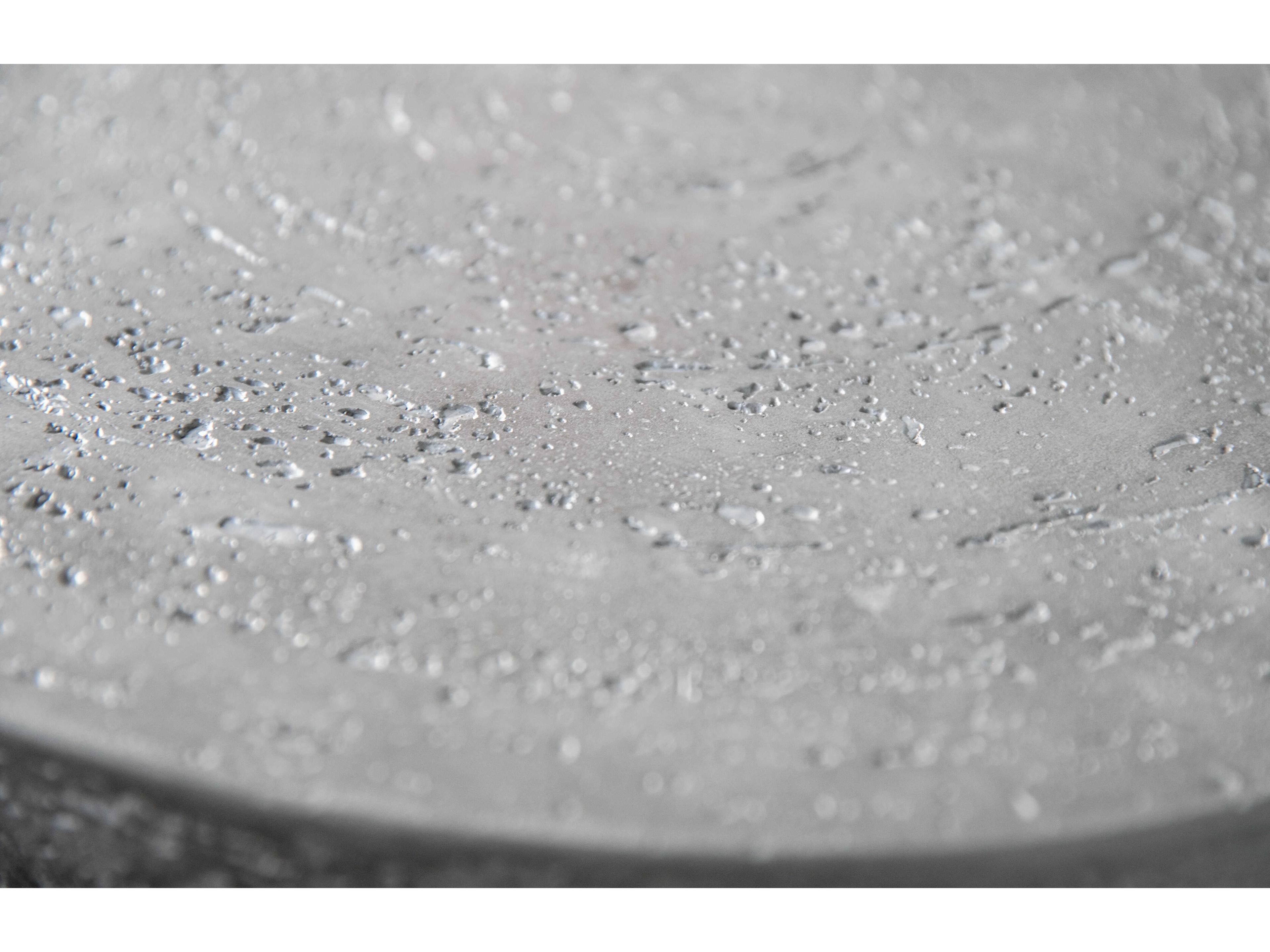 Sunset West Bazaar Gravelstone Concrete Round Fire Pit Table