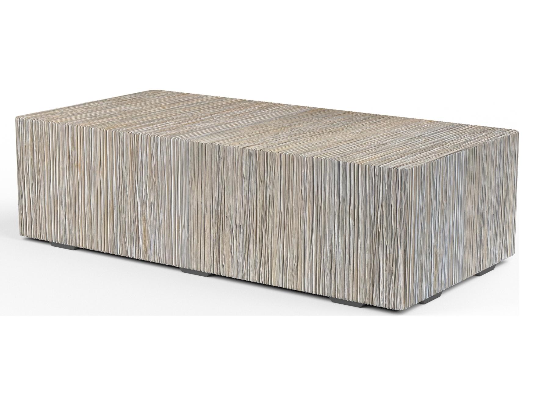 Sunset West Madera GFRC Rectangular Outdoor Patio Coffee Table