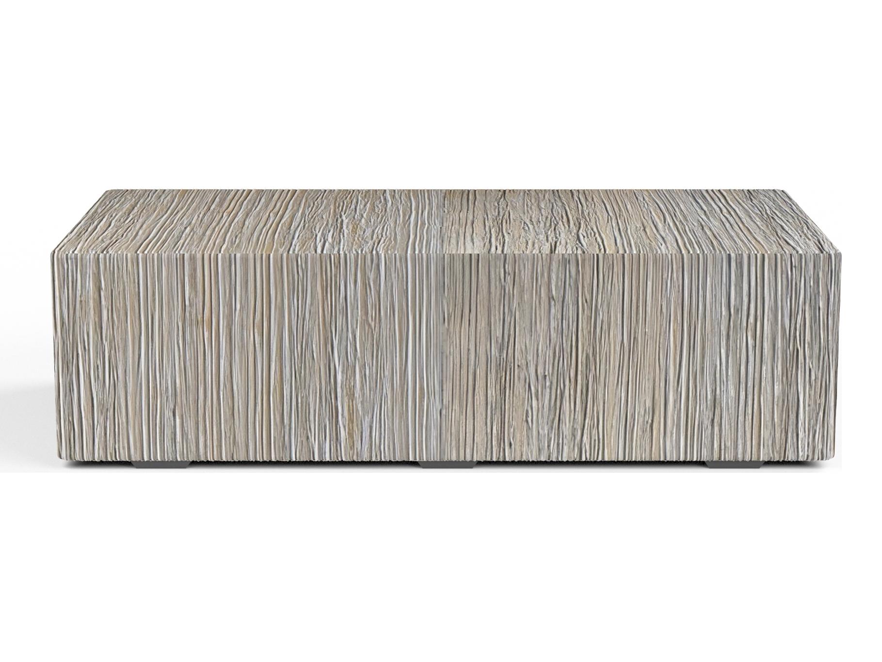 Sunset West Madera GFRC Rectangular Outdoor Patio Coffee Table