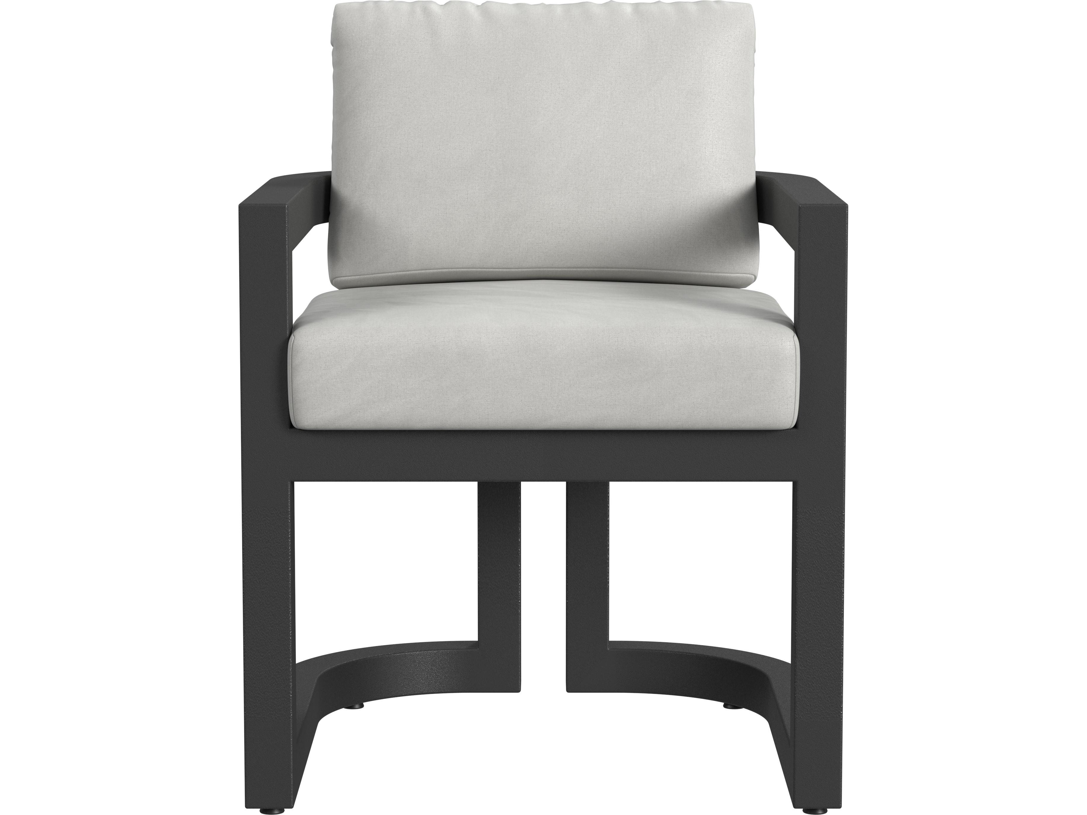 Sunset West Malibu Dining Chair in Cast Silver