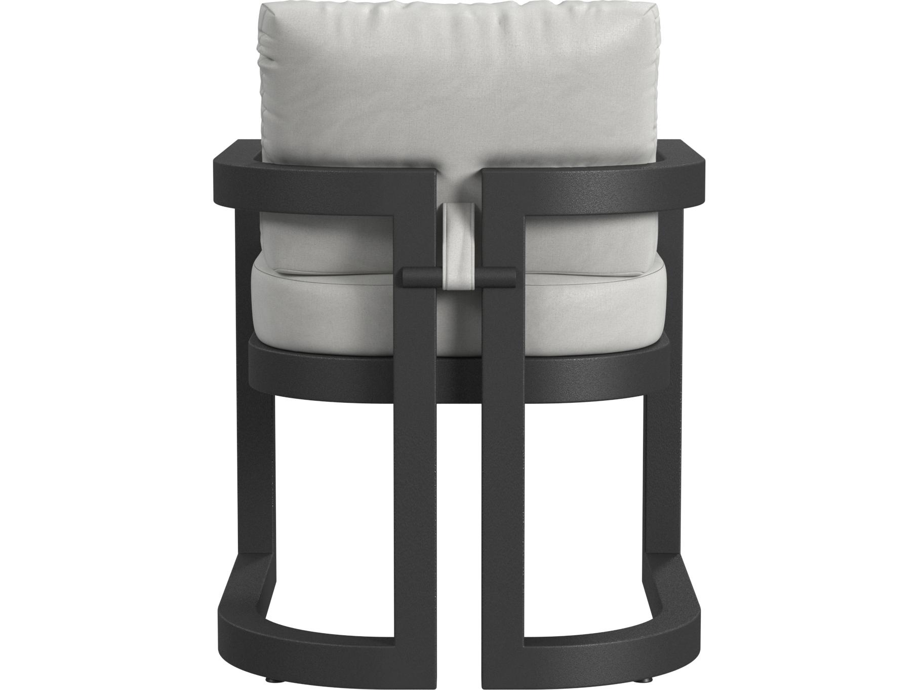 Sunset West Malibu Dining Chair in Cast Silver