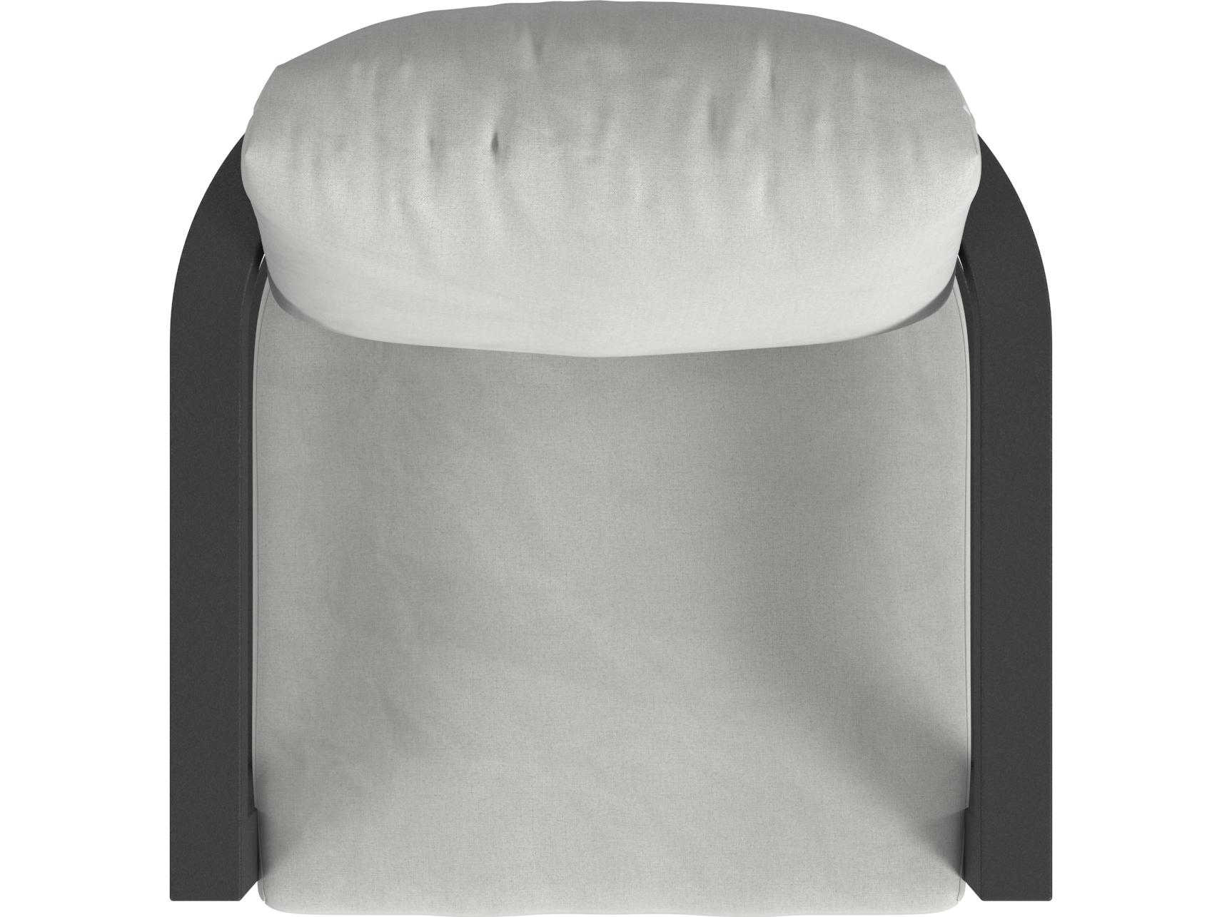 Sunset West Malibu Dining Chair in Cast Silver