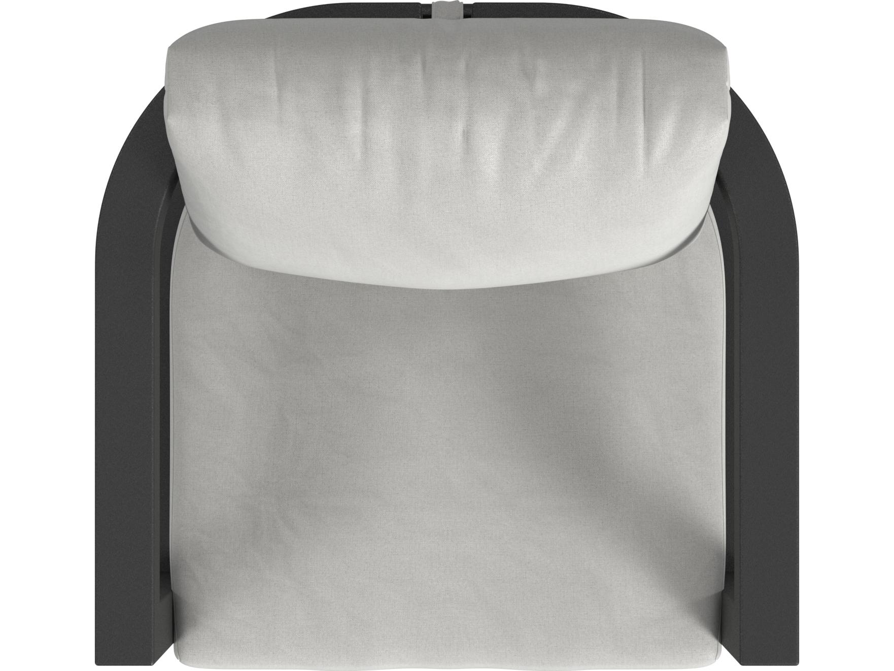 Sunset West Malibu Swivel Chair in Cast Silver