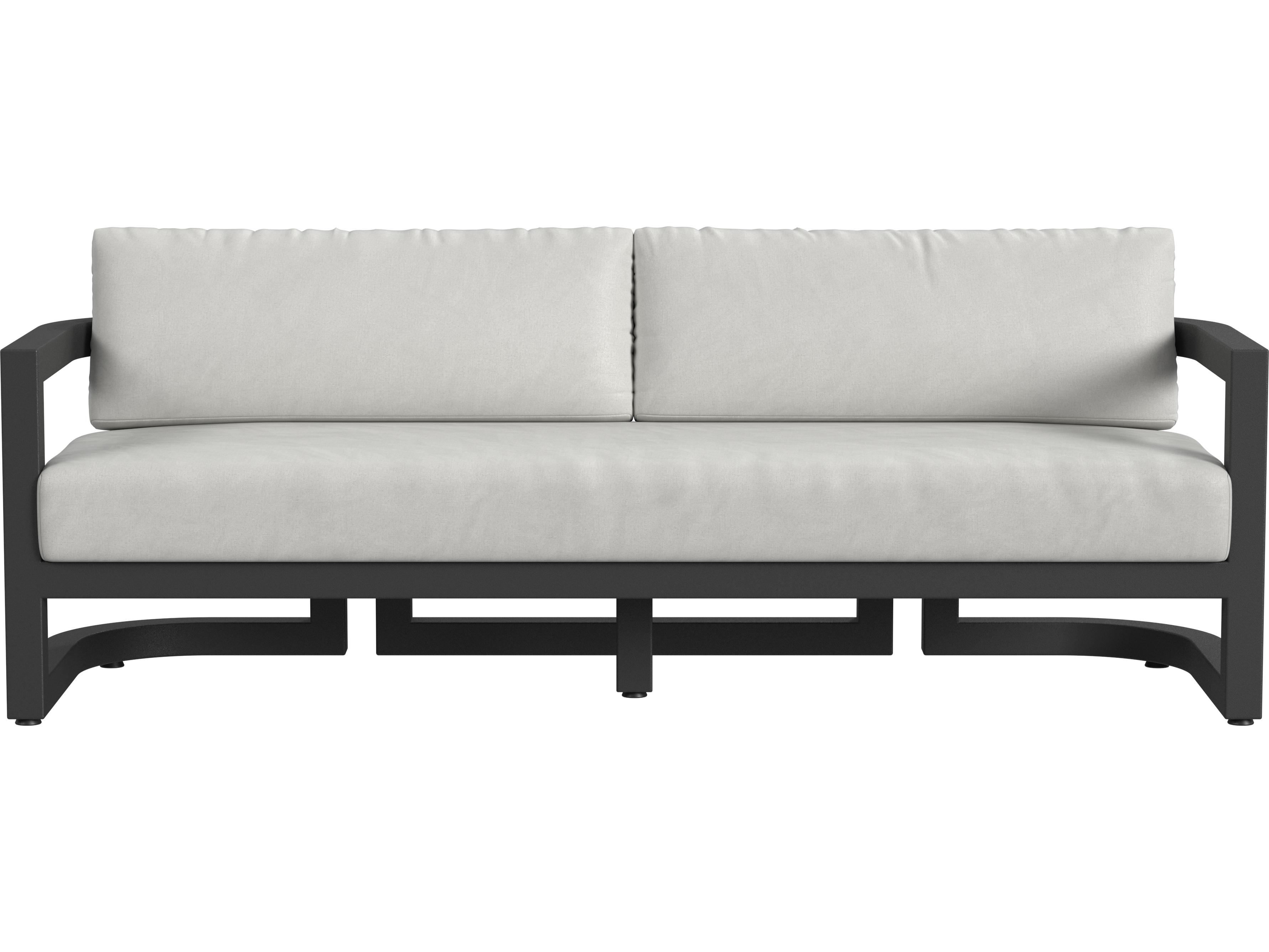 Sunset West  Malibu Sofa in Cast Silver