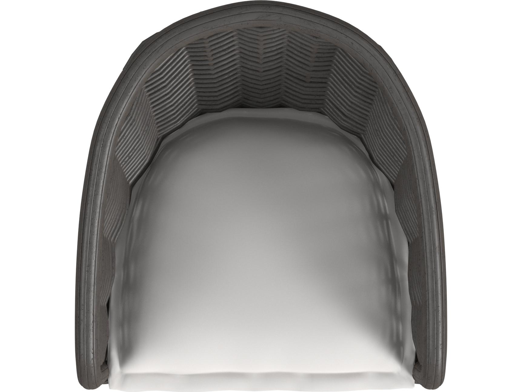 Sunset West Cabo Dining Chair in Soothe Pearl with Flange Welt