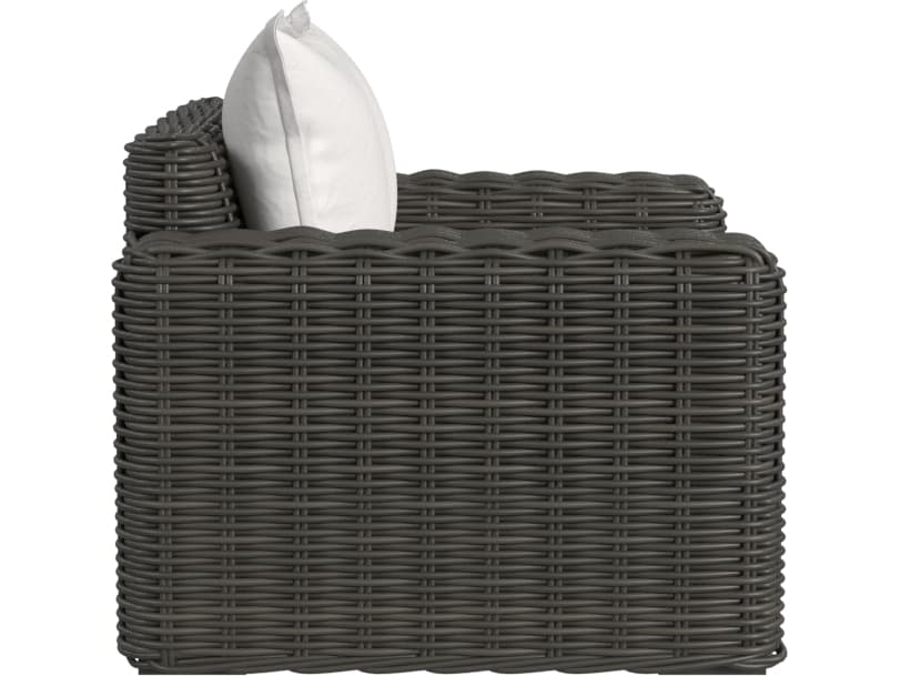 Sunset West Cabo Oversized Club Chair in Soothe Pearl with Flange Welt