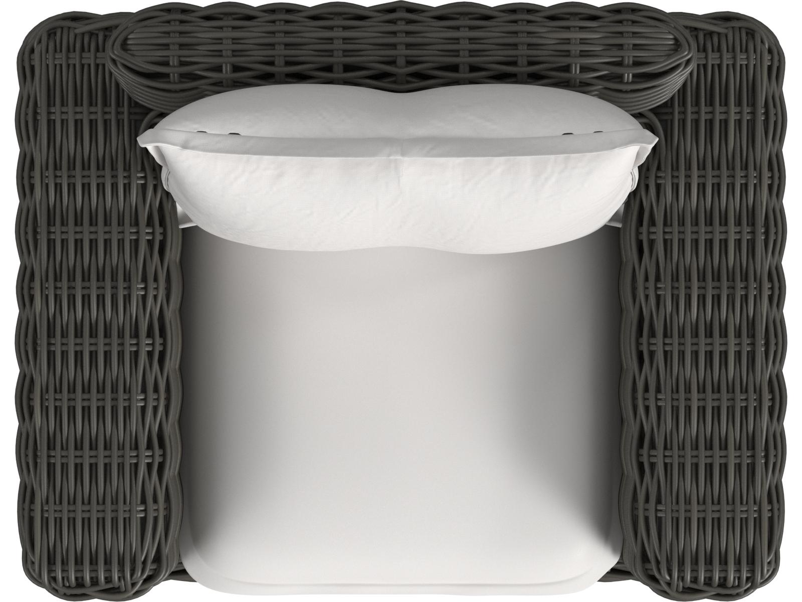 Sunset West Cabo Oversized Club Chair in Soothe Pearl with Flange Welt