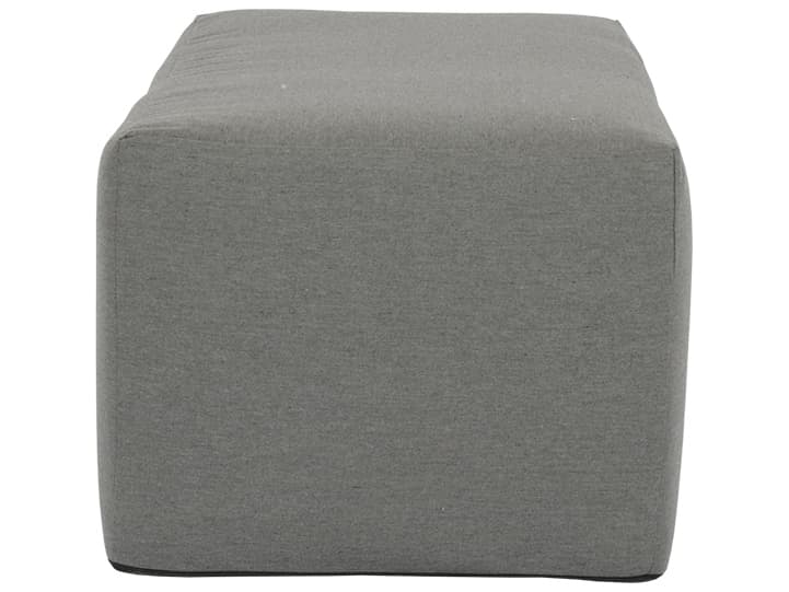 Sunset West Pouf Rectangular Coffee Table Outdoor Ottoman in Heritage Granite