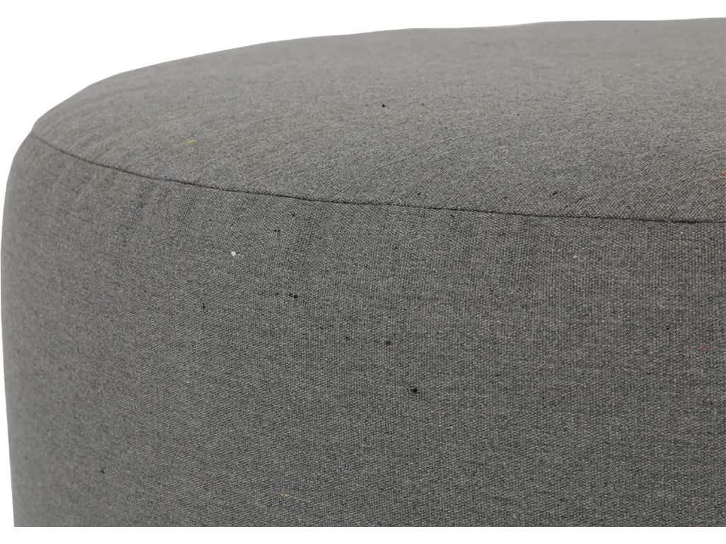 Sunset West Pouf 36'' Round Coffee Table Outdoor Patio Ottoman in Heritage Granite