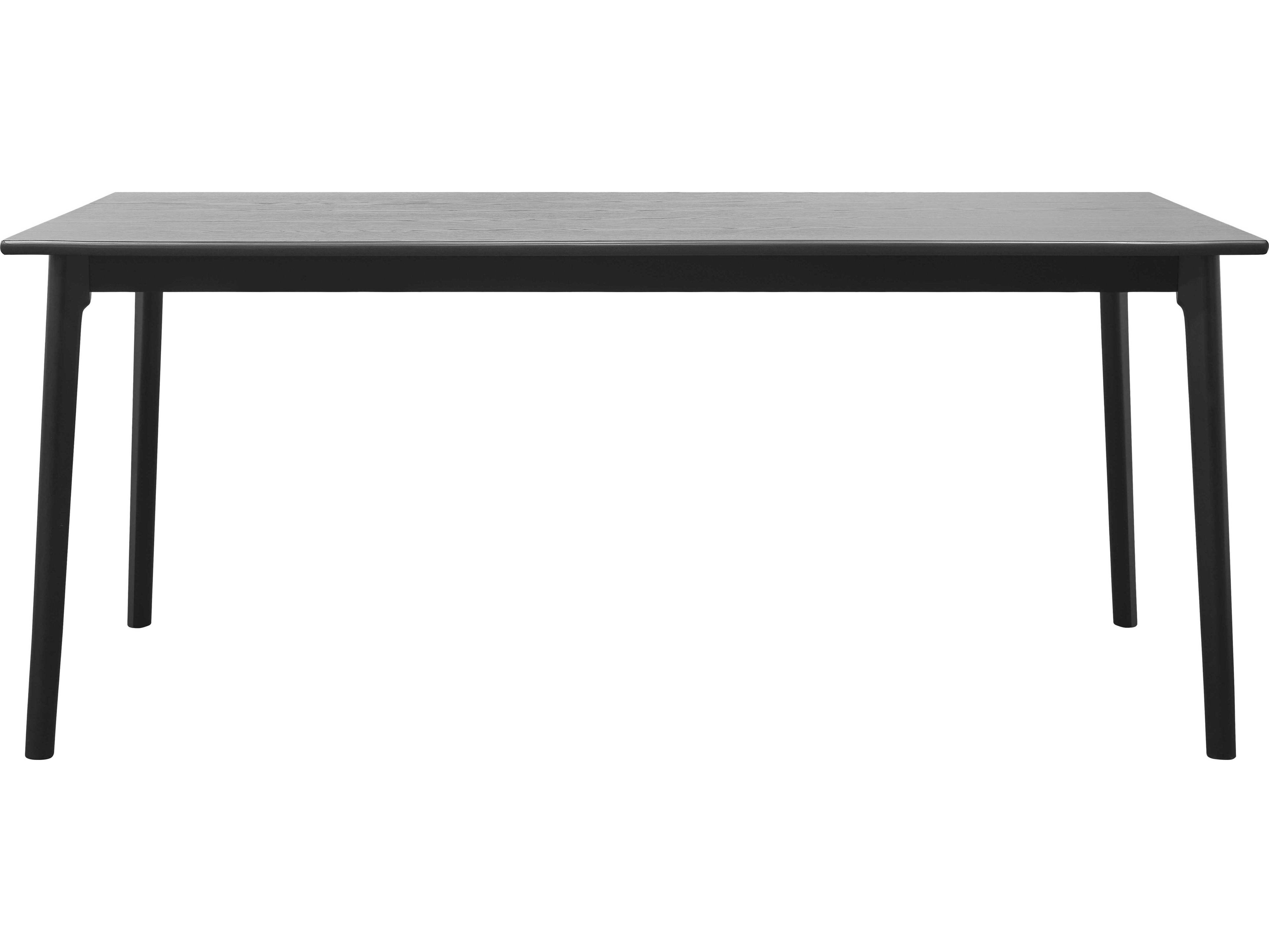 Surya Acworth Rectangular Wood Black Dining Table