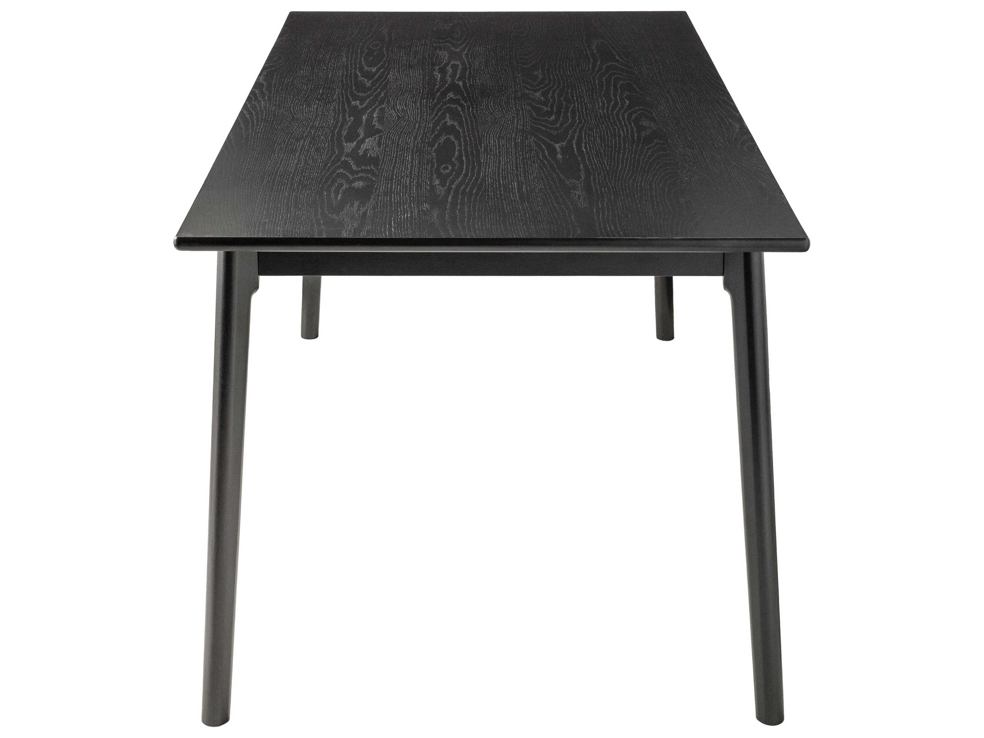 Surya Acworth Rectangular Wood Black Dining Table